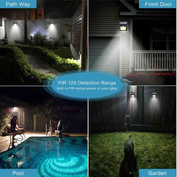 30 LEDS Solar Motion Sensor Light Super Bright Waterproof For Outdoor Imported From USA